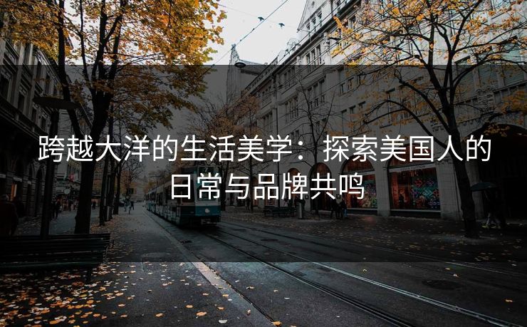 跨越大洋的生活美学：探索美国人的日常与品牌共鸣